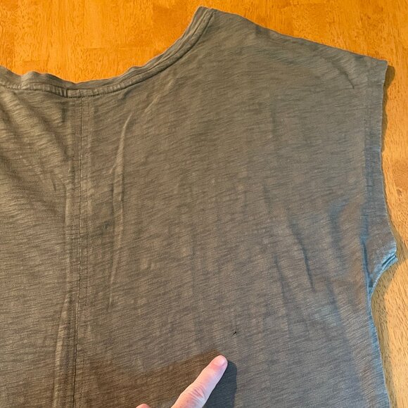 Size XL Universal Thread short sleeve, army green midi T-shirt dress - Picture 7 of 10